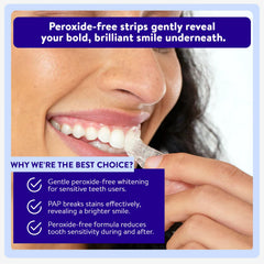 Gentle whitening formula for sensitive teeth