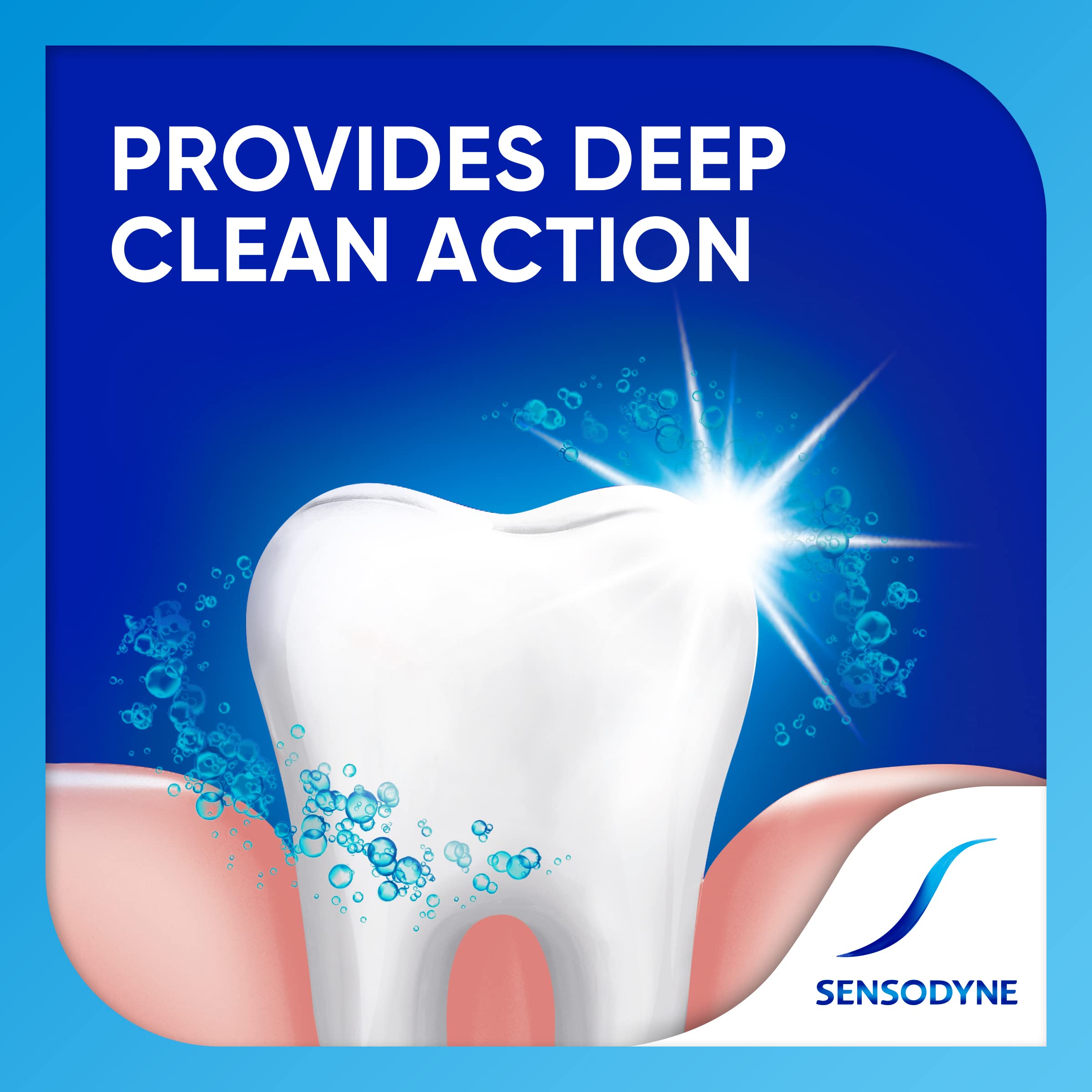 Packaging photo of Sensodyne Deep Clean toothpaste 4 oz