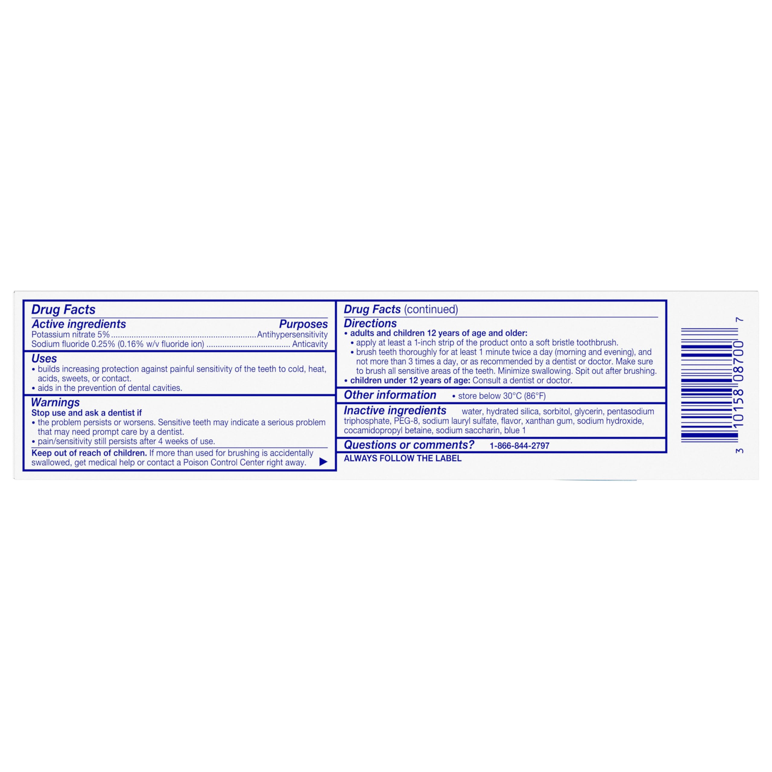 Graphic illustrating sensitivity protection in Sensodyne Deep Clean
