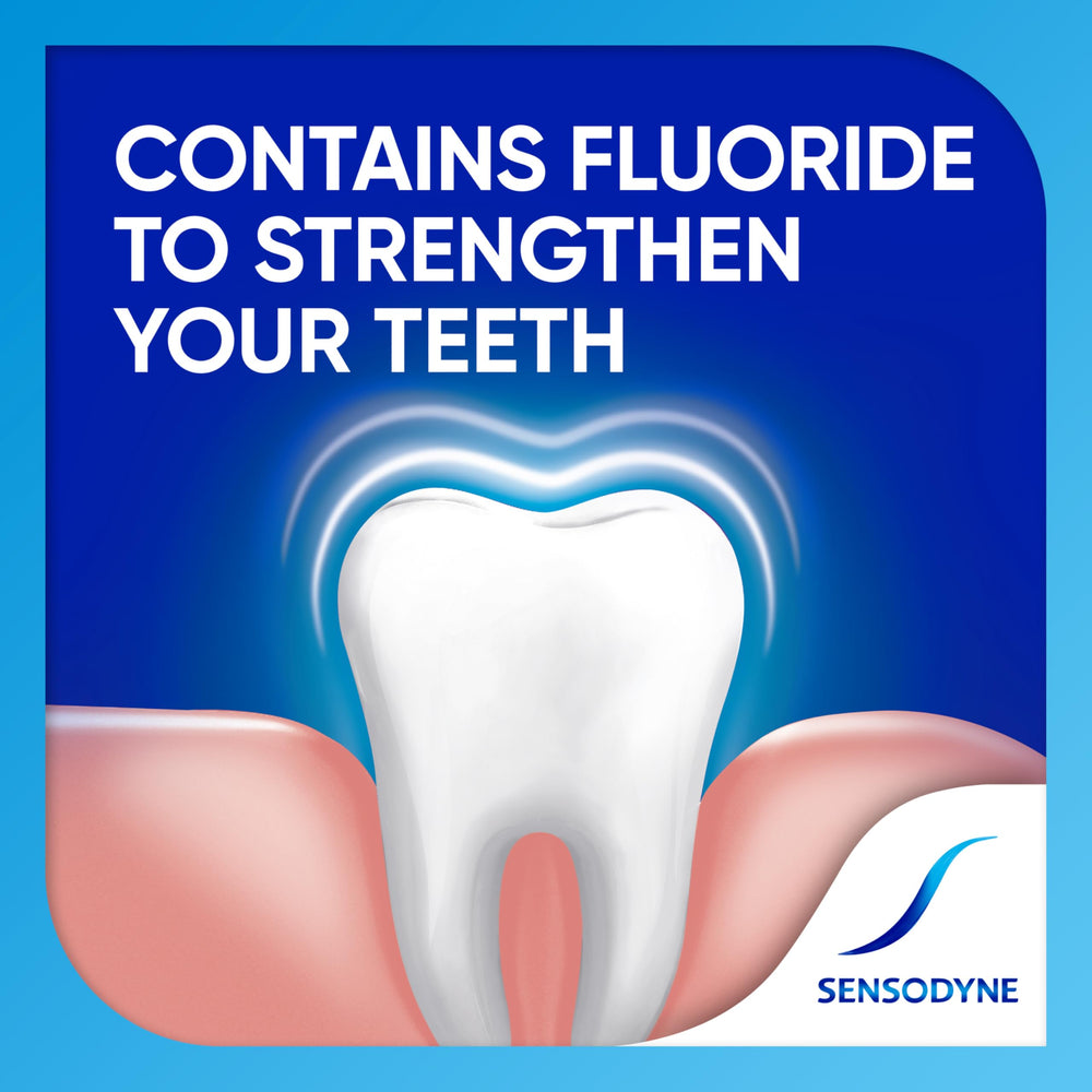 Illustration indicating relief in two weeks with Sensodyne Deep Clean