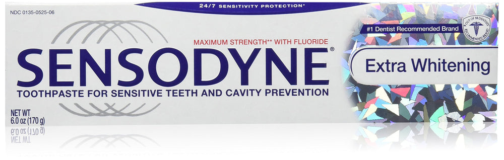 Sensodyne Extra Whitening Toothpaste 6 oz front view