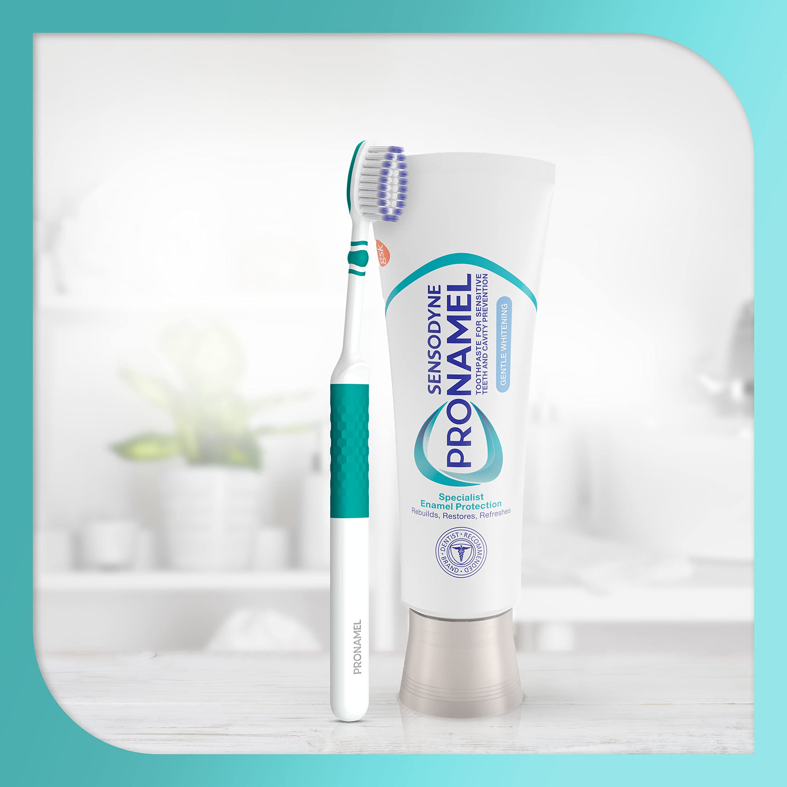 Sensodyne Pronamel 4-count toothbrush package