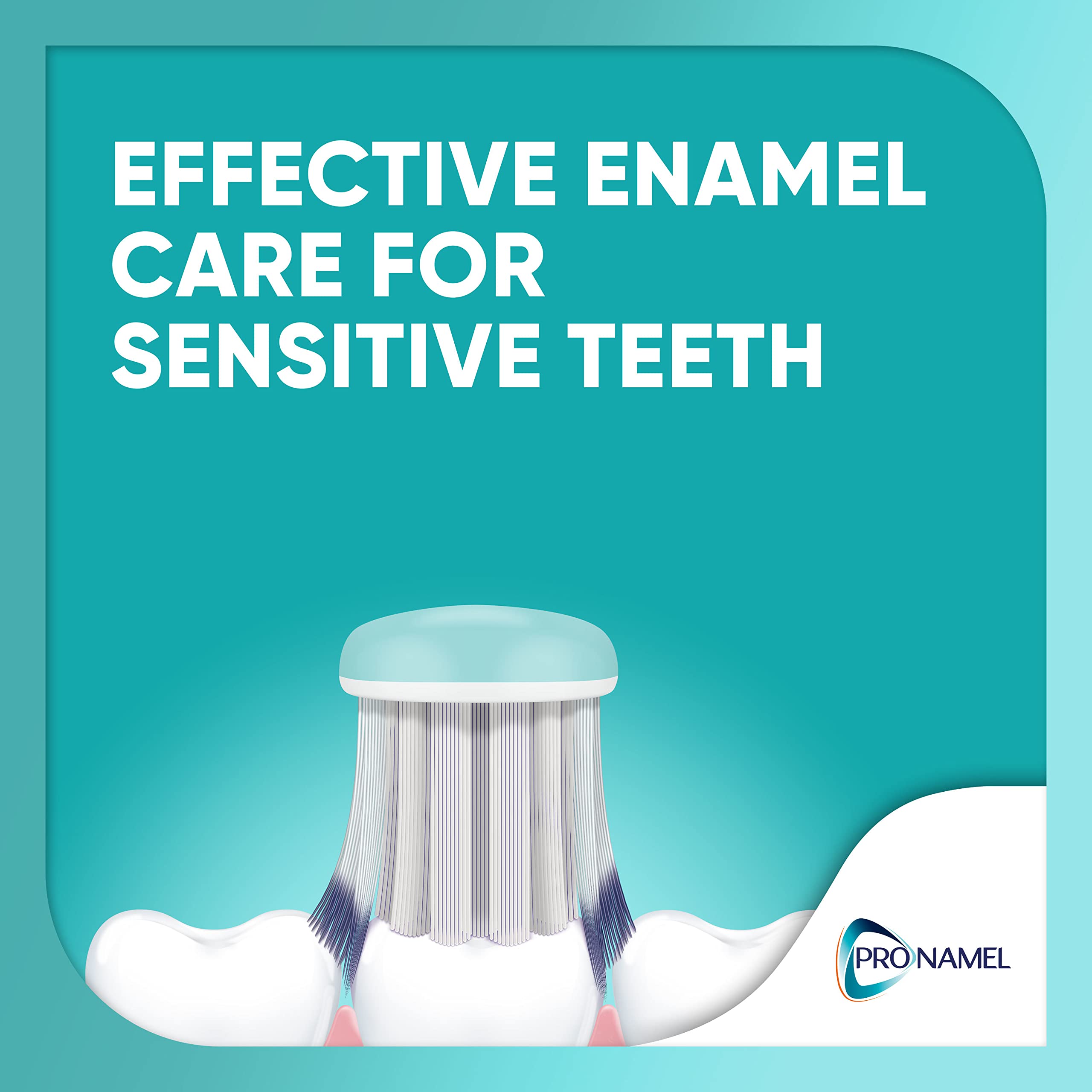 Adult-use Sensodyne Pronamel toothbrush