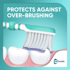 Enamel protection feature on Sensodyne Pronamel toothbrush