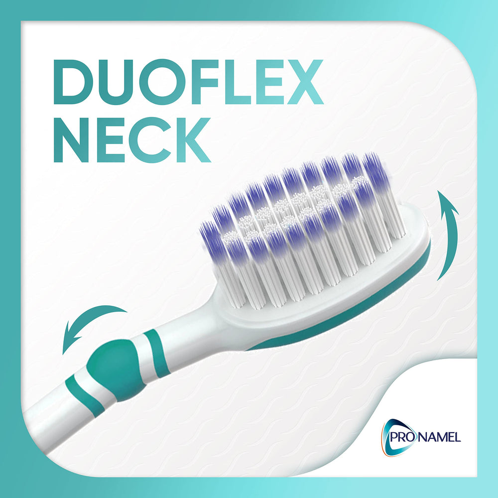 Back view of Sensodyne Pronamel 4-pack toothbrush
