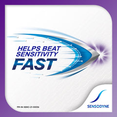 Two tubes of Sensodyne Rapid Relief toothpaste 80 g