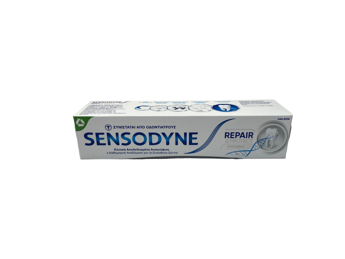 Front view of Sensodyne Repair & Protect Original Sensitive Toothpaste 75 ml