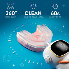 Sonic motor and rechargeable battery components of the kids toothbrush