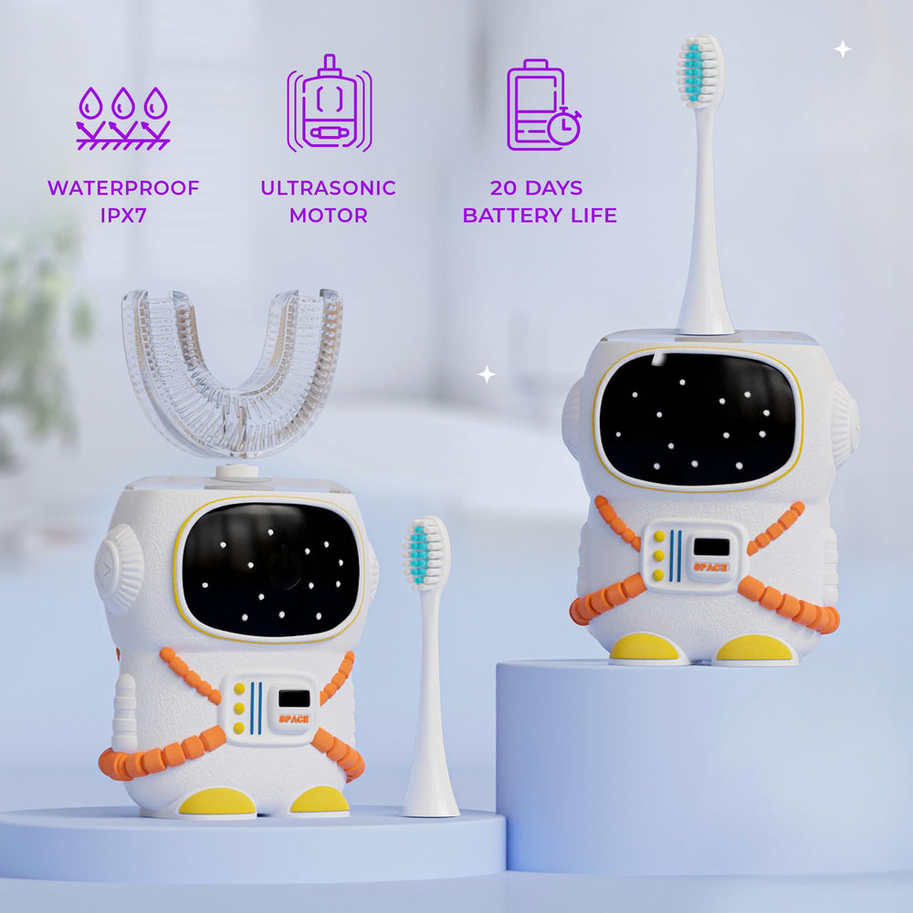 Memory function button on the kids electric toothbrush