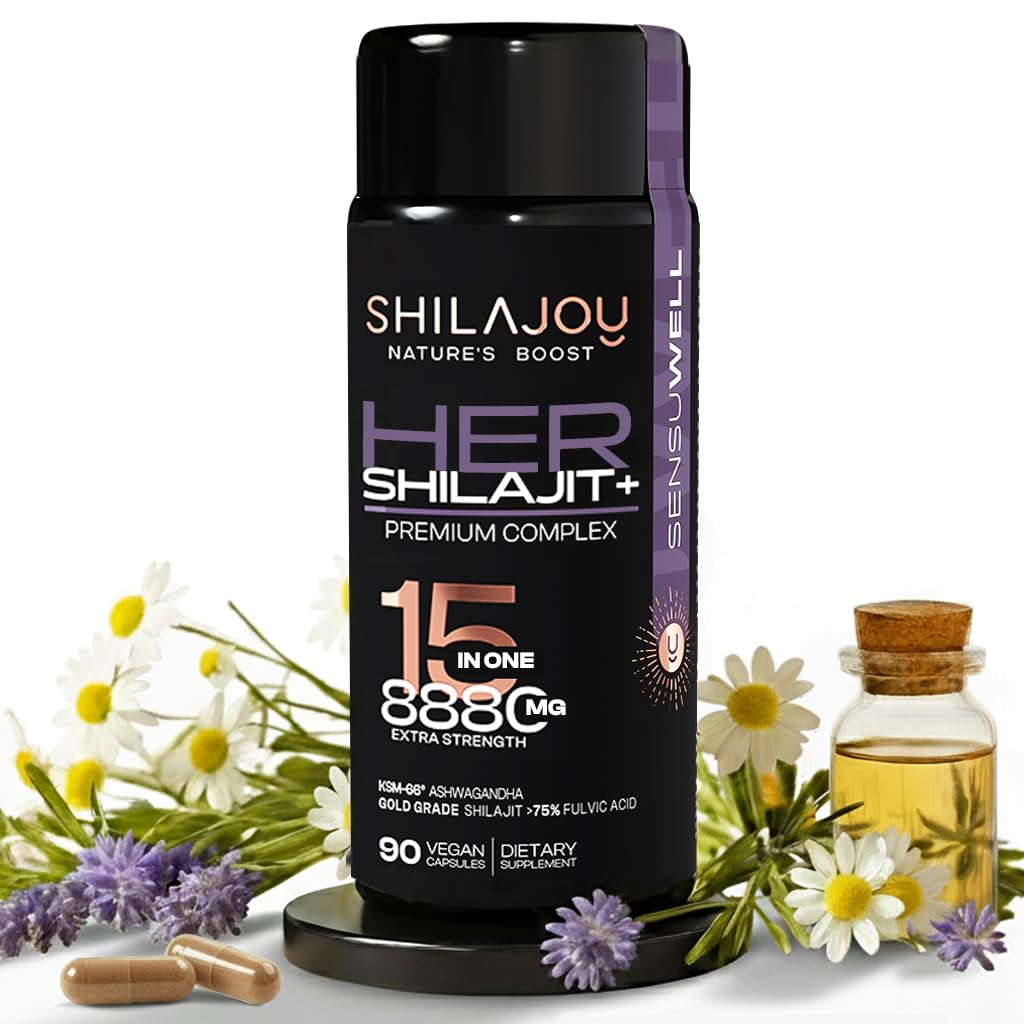 Sensuwell Shilajit for Women bottle with 90 capsules