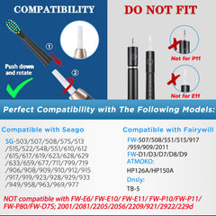 Senyum 10-pack Fairywill replacement heads for FW-D1/D3/D7/D8