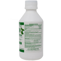 Septicon Mint Flavor 8 fl oz bottle with label close-up