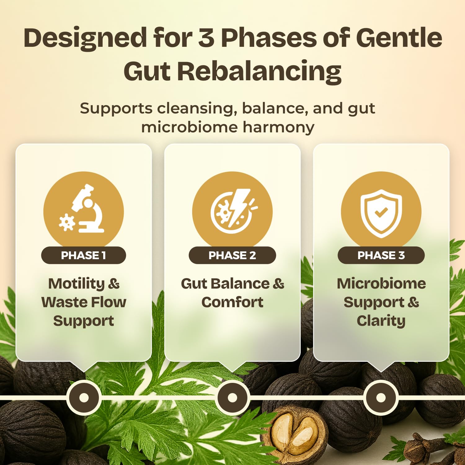 Serene Herbs Paraclara 60 capsules bottle on kitchen counter for daily routine.