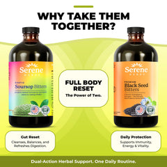 16 oz bottle label highlighting organic, vegan, non-GMO ingredients