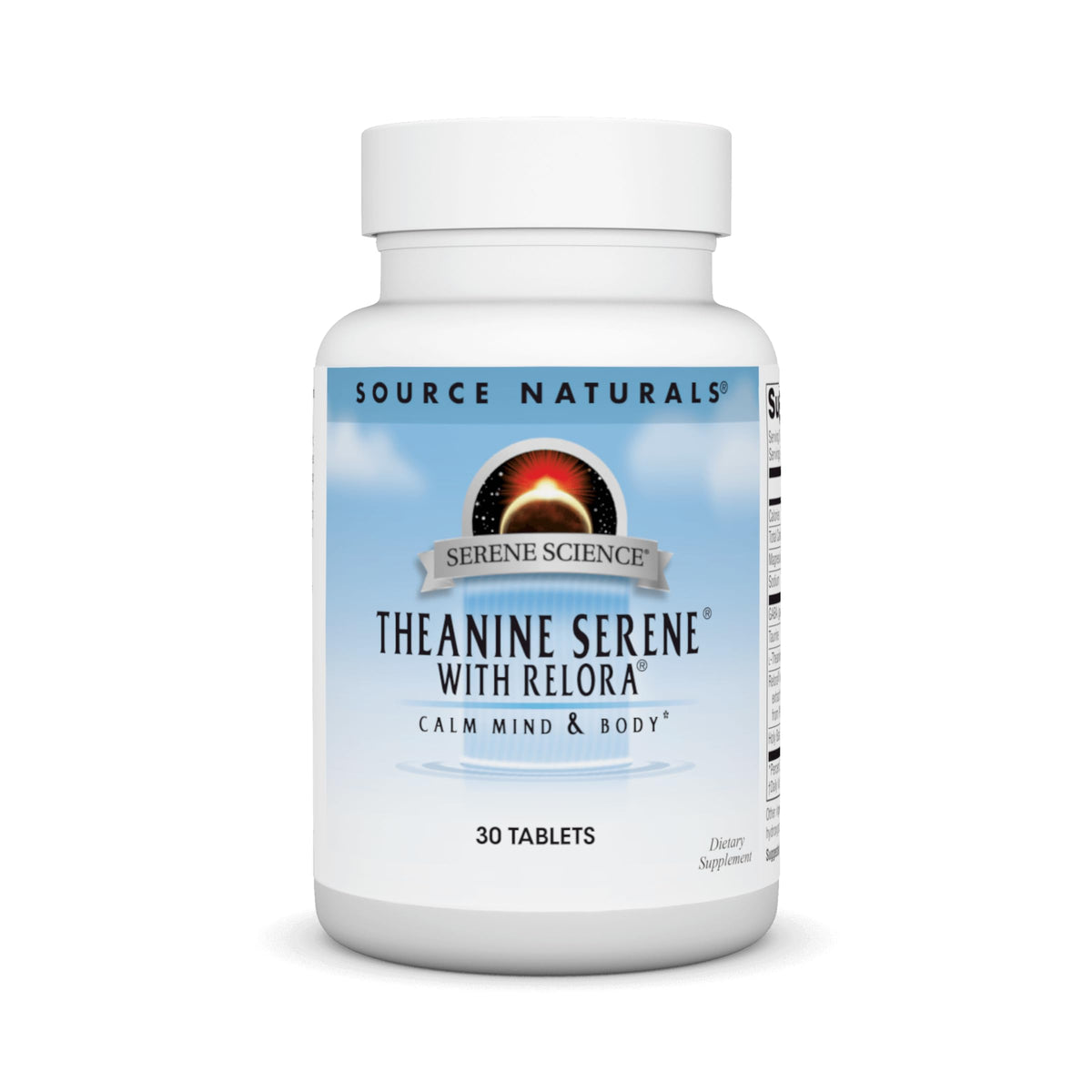 Main product image of Serene Science Theanine Serene with Relora, magnesium and GABA 30 tablets