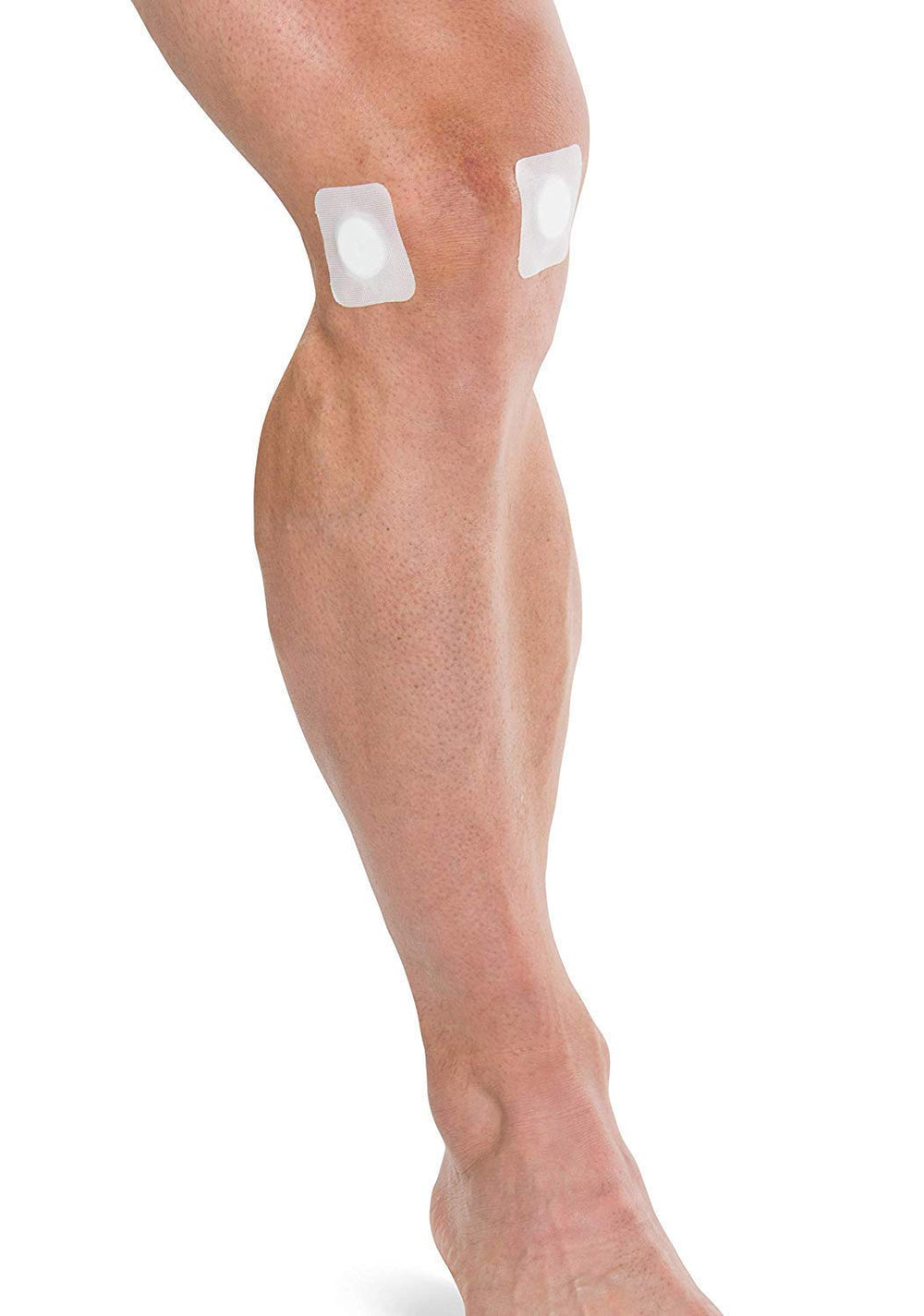 Magnets applied to skin using tape or bandages