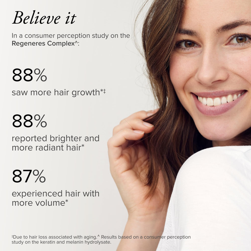 Front-facing shot of Serovital Hair Regeneres product box