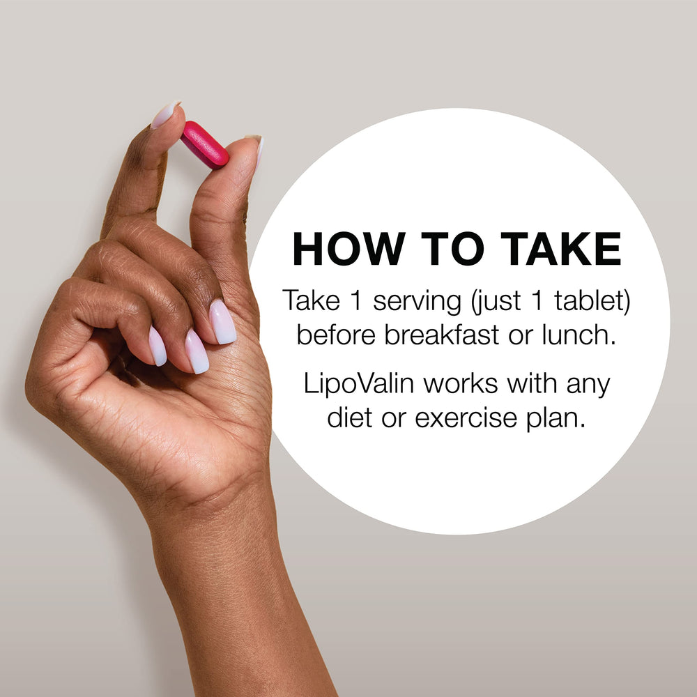 Serovital LipoValin daily routine setup for daytime appetite management.