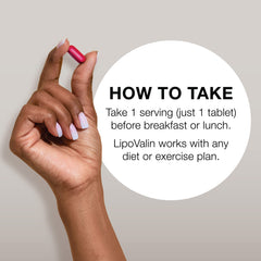 Serovital LipoValin daily routine setup for daytime appetite management.