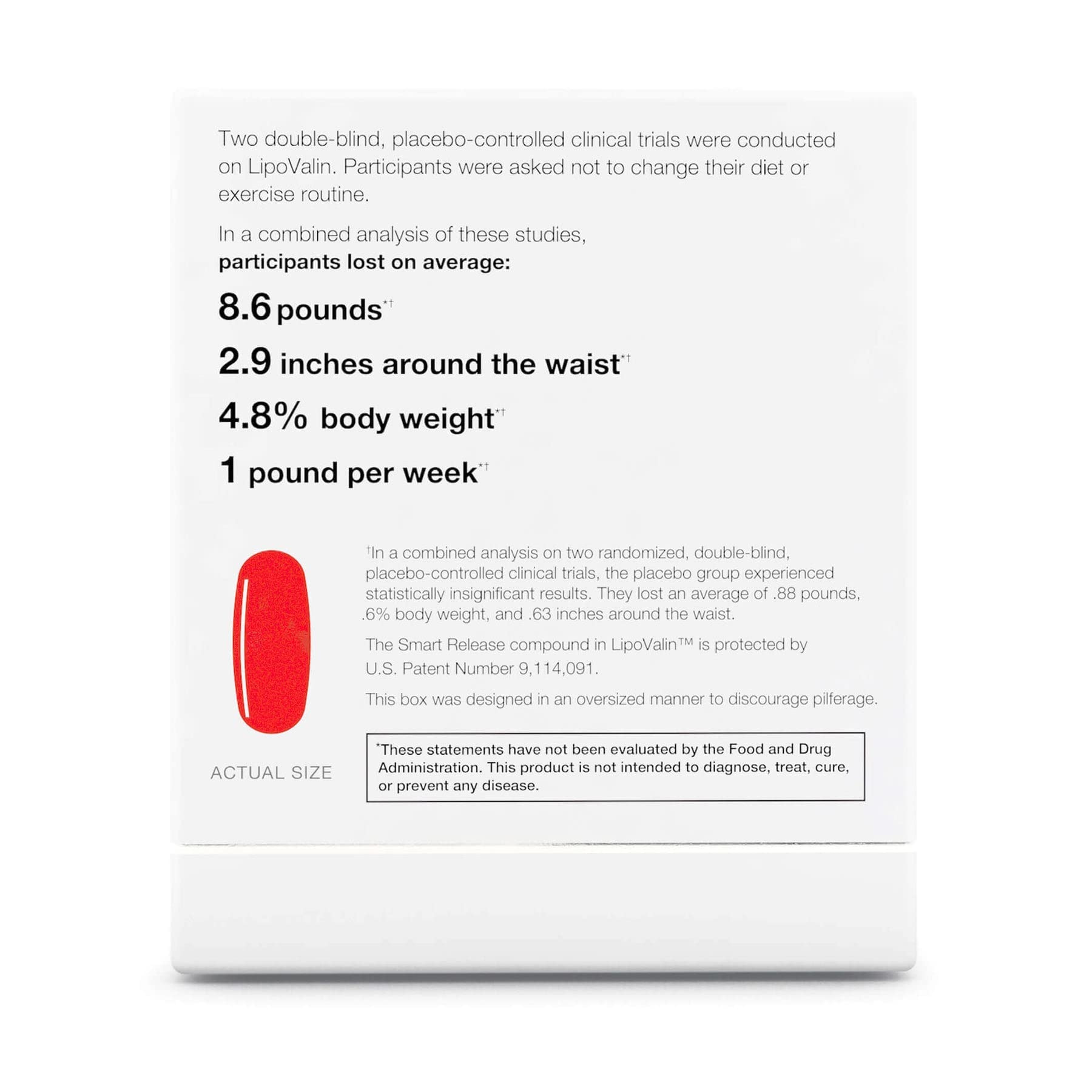 Serovital LipoValin with water, easy daily intake for appetite control.