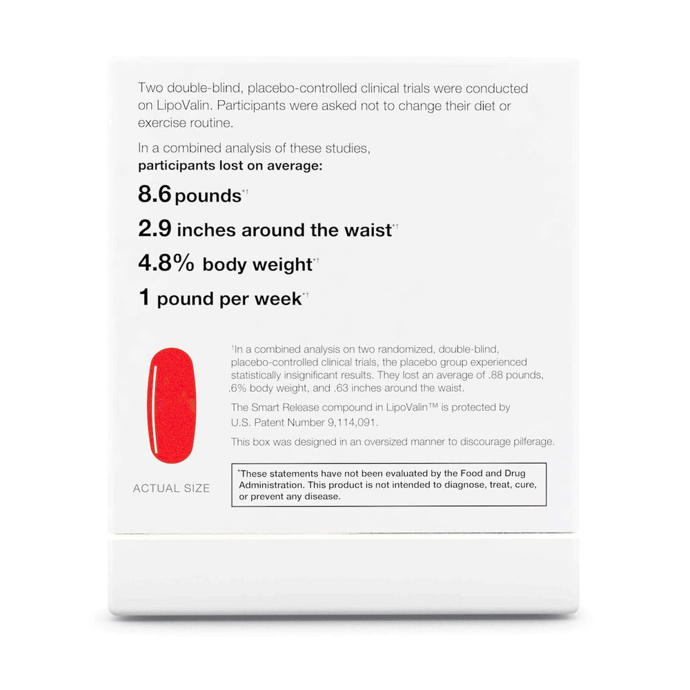 Serovital LipoValin with water, easy daily intake for appetite control.