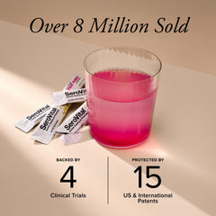 Woman enjoying a burst of energy after taking Serovital