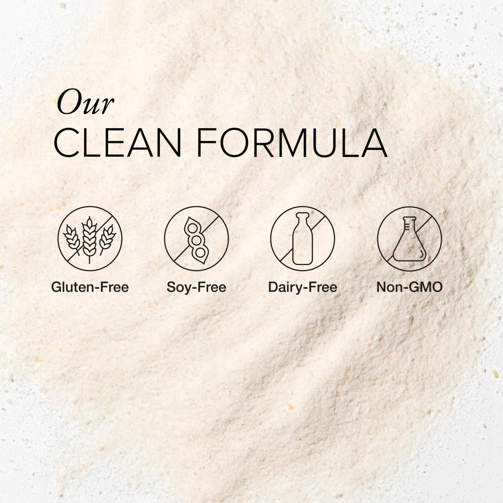 Close-up of ingredients chart for the marine collagen formula