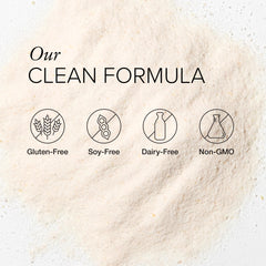 Close-up of ingredients chart for the marine collagen formula