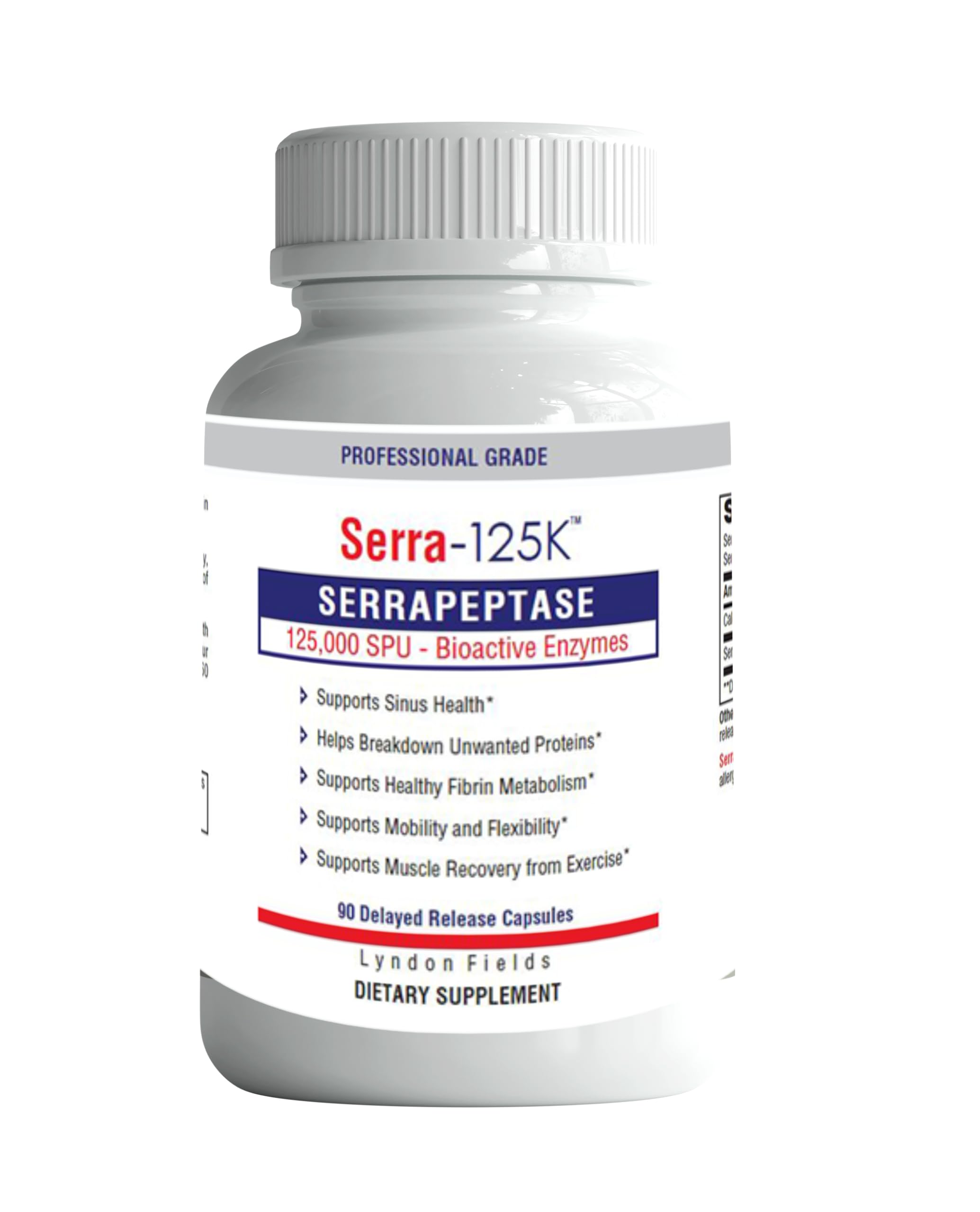 Serra-125k extra-strength serrapeptase 125000 SPU per capsule