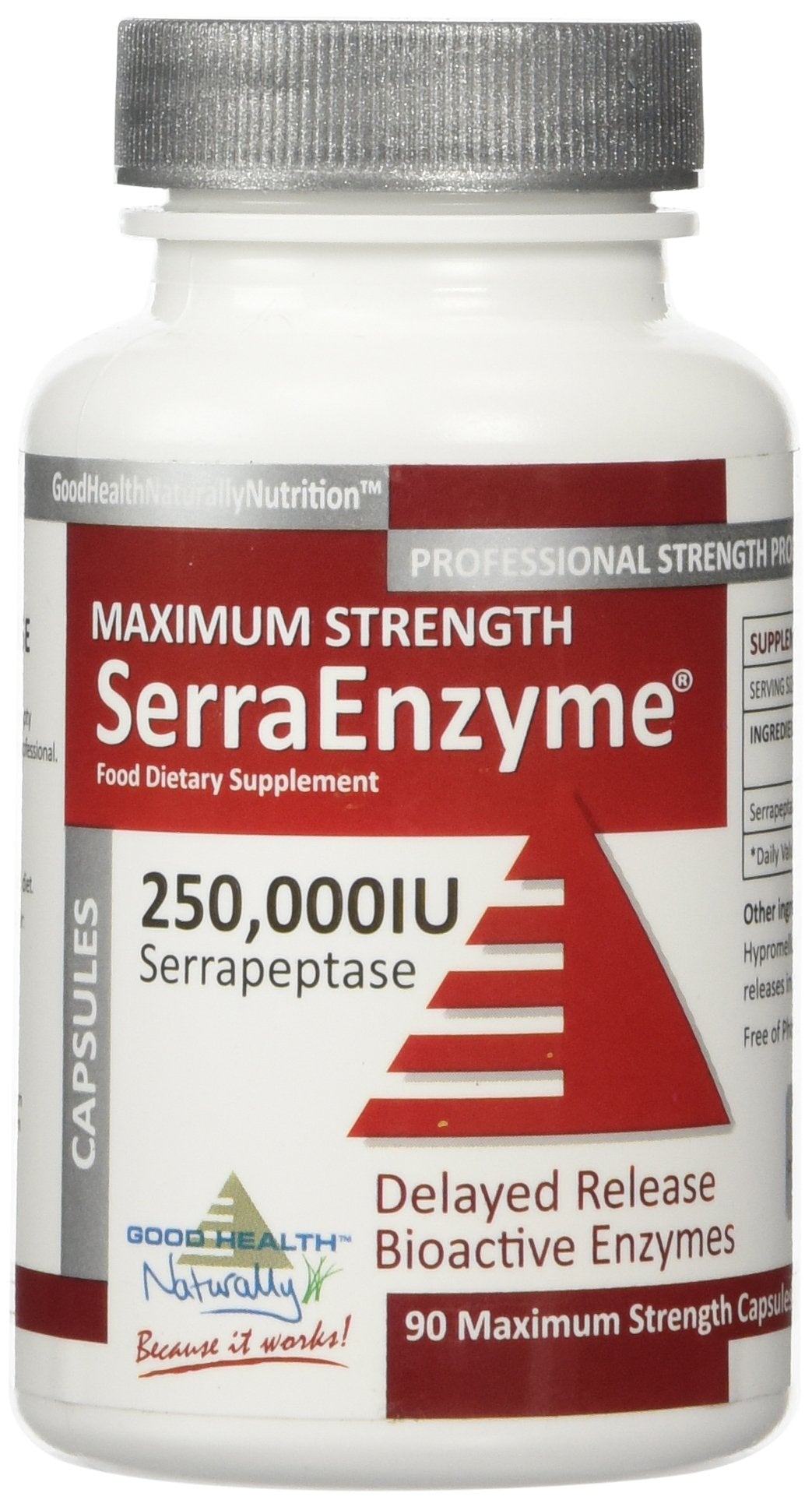 Bottle of Serra Enzyme Serrapeptase 250,000IU