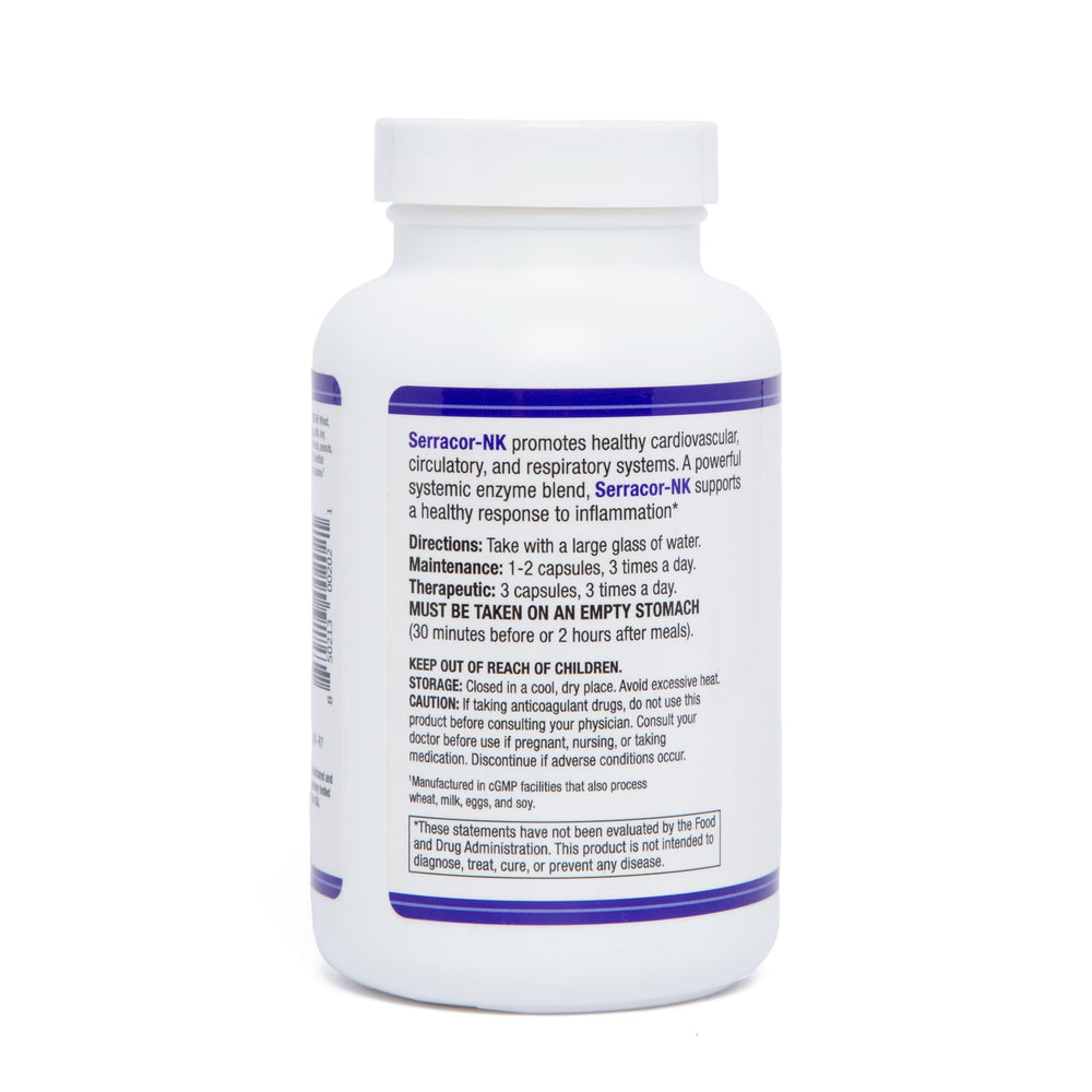 Graphic of acid-resistant serrapeptase and nattokinase enzymes