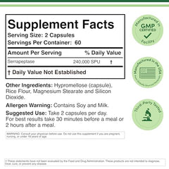 Serrapeptase aiding sinus and respiratory health