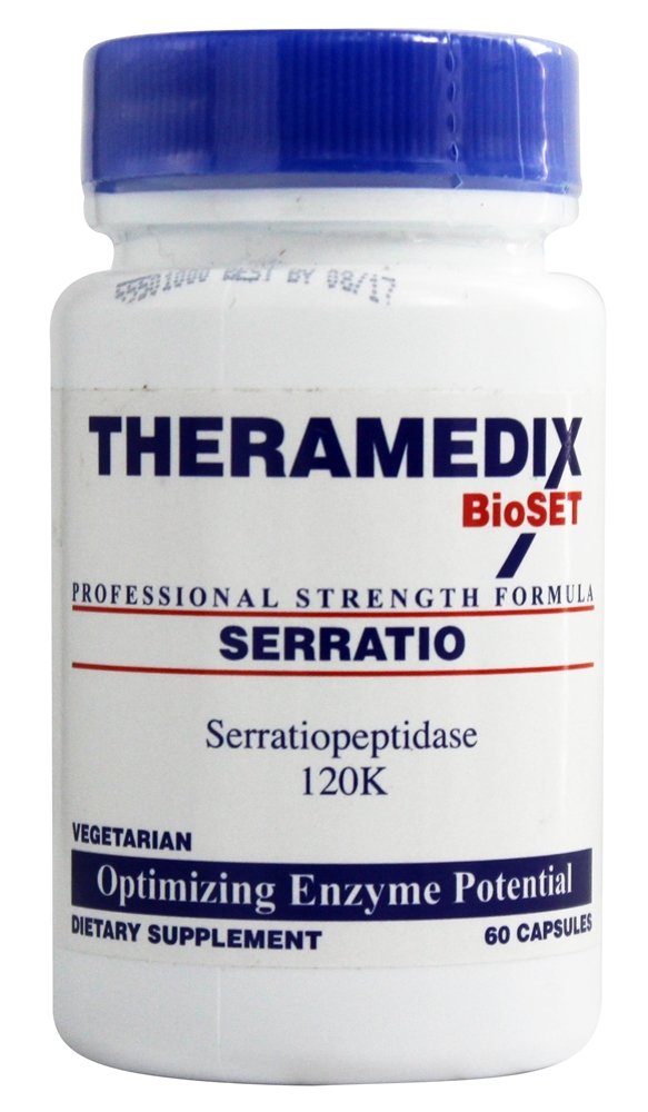 Serratio 120K bottle with label and packaging