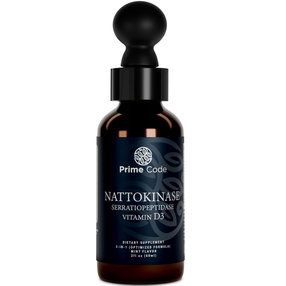 Serratiopeptidase enzyme supplement bottle