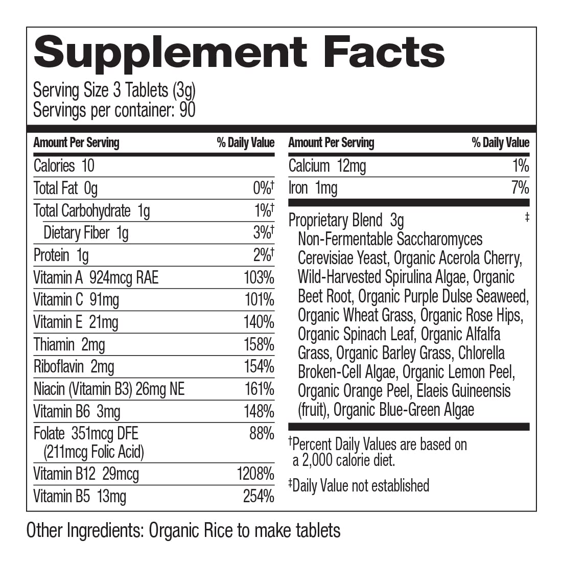 Serving scoop with SuperFood 100 powder