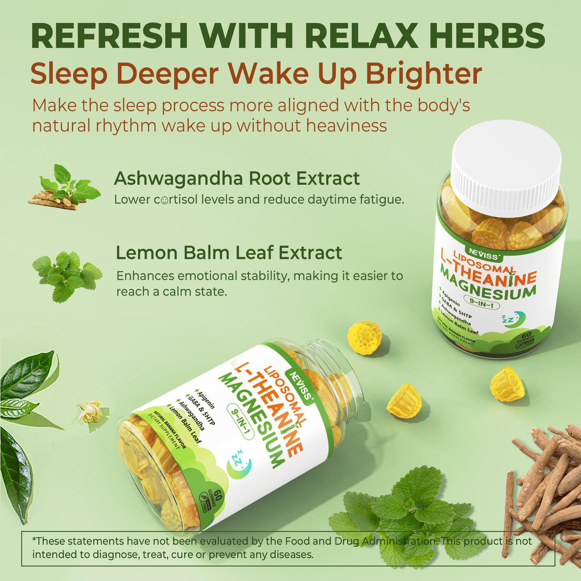 Gummies served on a tray