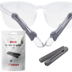 Setex Gecko Grip temple tip grip on eyeglasses, gray