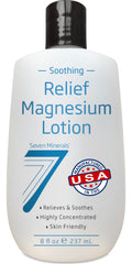 Seven Minerals Magnesium Lotion bottle and packaging