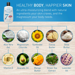 Relaxing bedtime setup featuring magnesium lotion for sleep