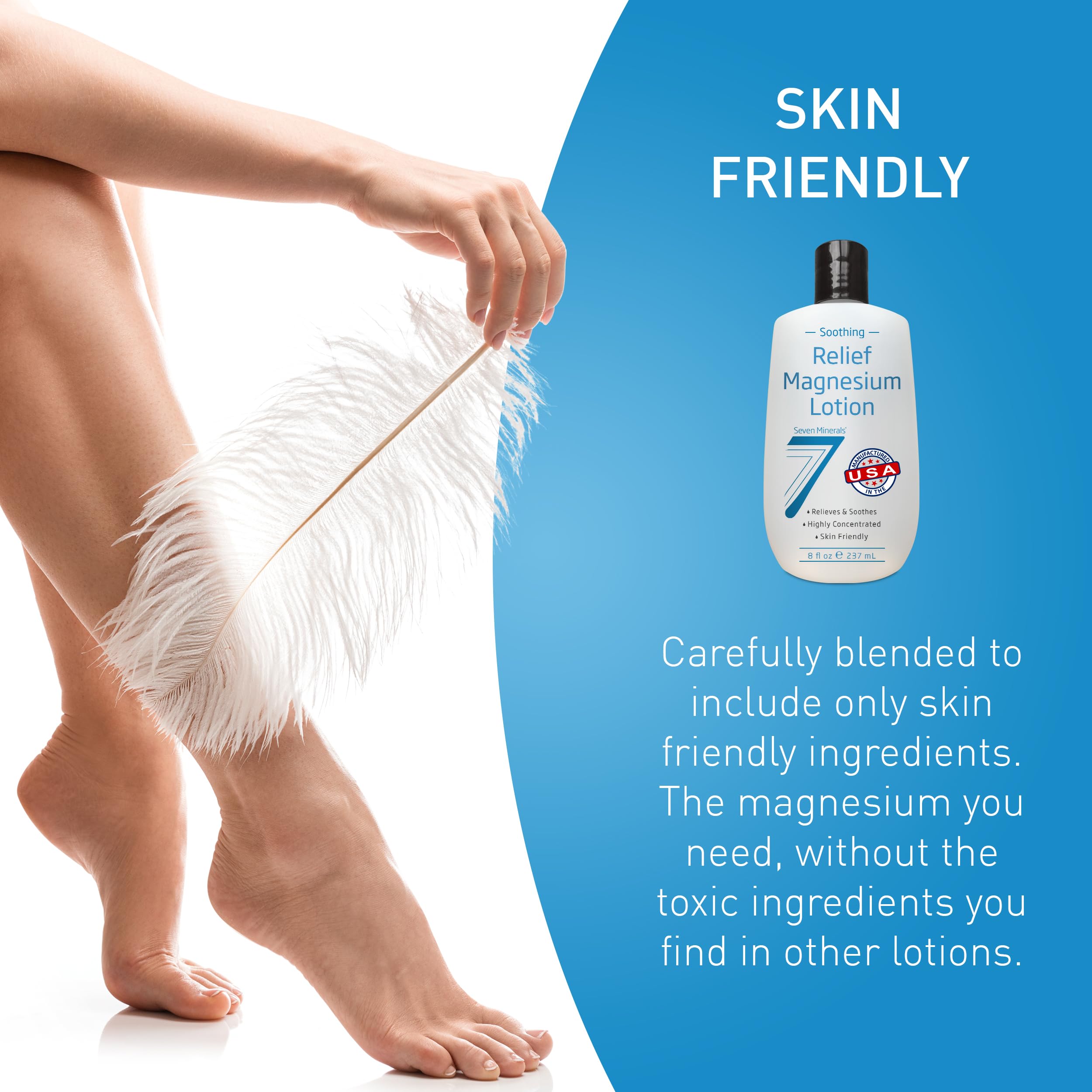 Joint relief and muscle comfort from magnesium lotion