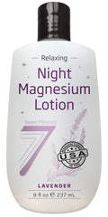 Bottle of Seven Minerals Magnesium Lotion Sleep Lavender – 8 oz