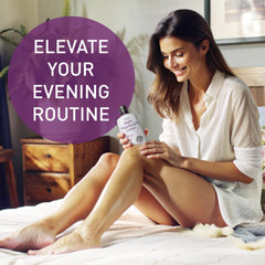 Label highlighting ingredients: shea butter, coconut oil, avocado butter