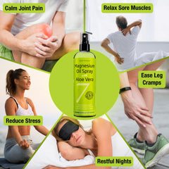 USA-mined magnesium oil 12oz bottle for pain relief