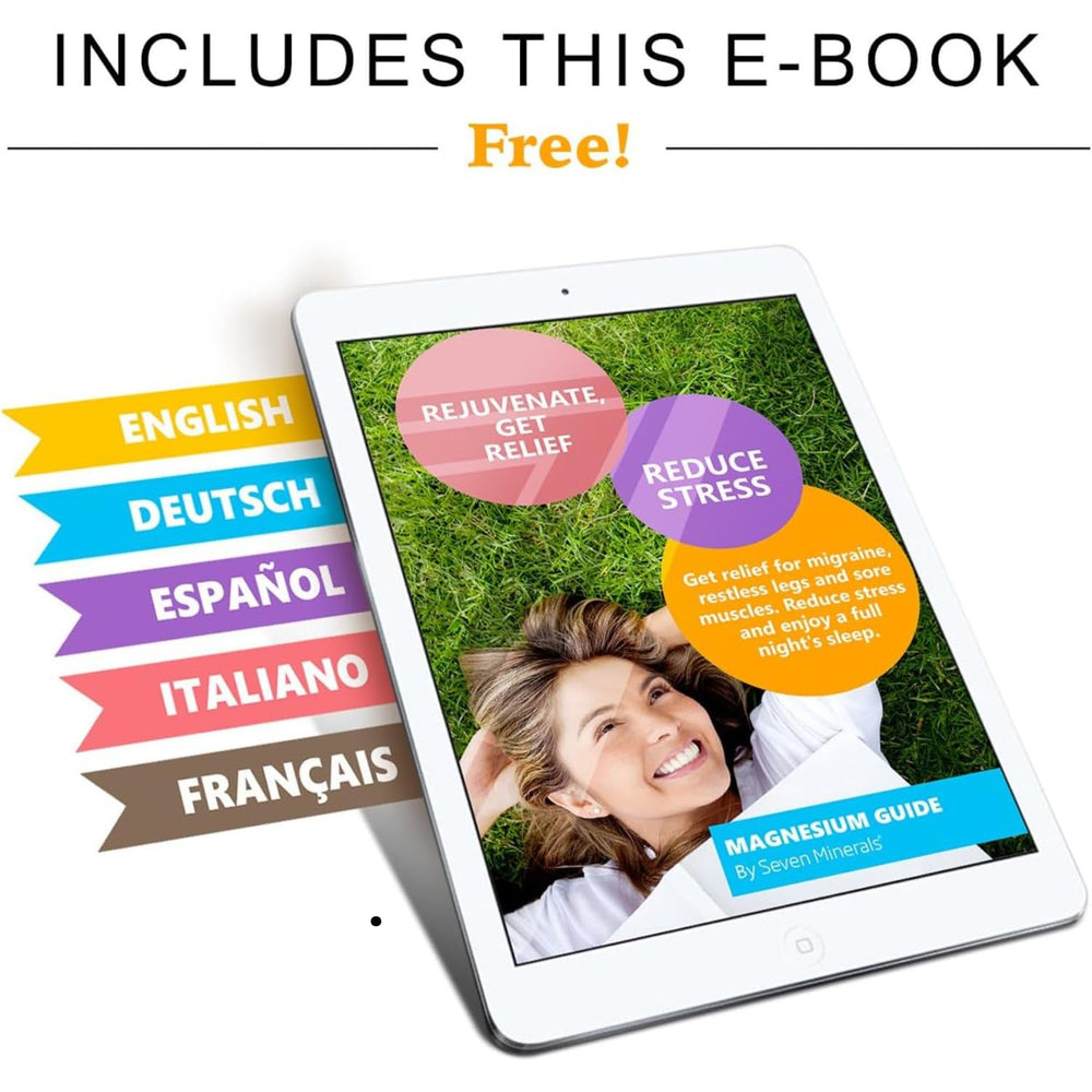 Relaxed legs soaking with magnesium chloride foot soak