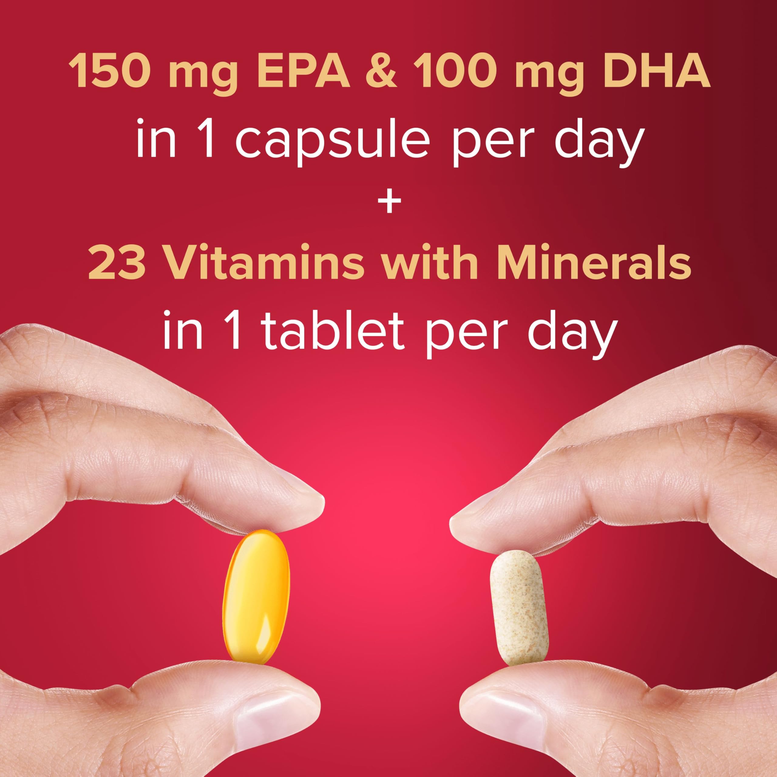 Label highlighting Vitamin D and Zinc on Seven Seas Perfect7