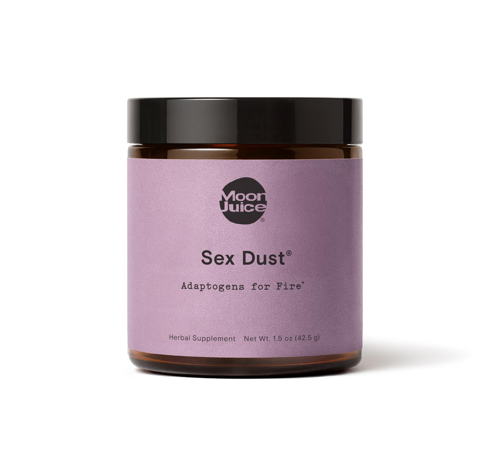 Hero shot of Sex Dust Moon Juice adaptogen powder