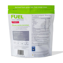 SFH Fuel whey protein shake glass for quick on-the-go protein.