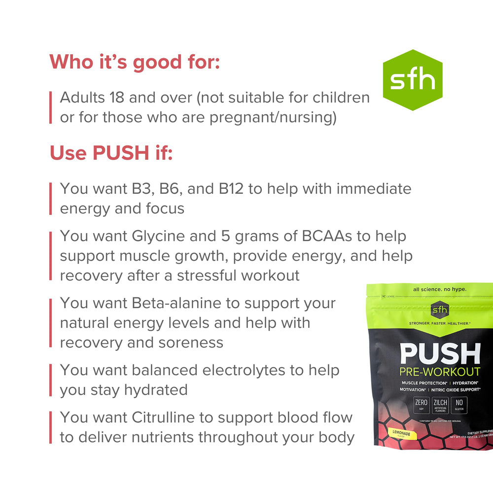 SFH Push lemonade in a sport bottle boosts energy during training.