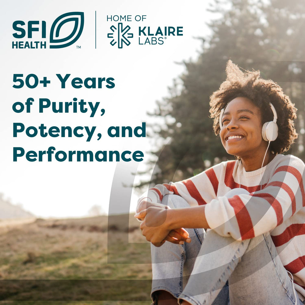 SFI Health rebrand transition of Klaire Labs packaging