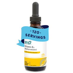 SFI Health Klaire Labs Vitamin B12 Liquid bottle with label